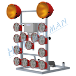 Photo: Leuchtpfeil SS13 LED mit Aufbau und motorischer Hebe-/Senkvorrichtung SD SS-2