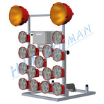 Photo: Leuchtpfeil SS15 LED mit Aufbau und motorischer Hebe-/Senkvorrichtung SD SS-2