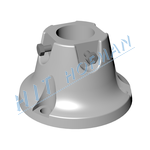 Photo: Aluminium Lappen HPK 60 (runde Guss)